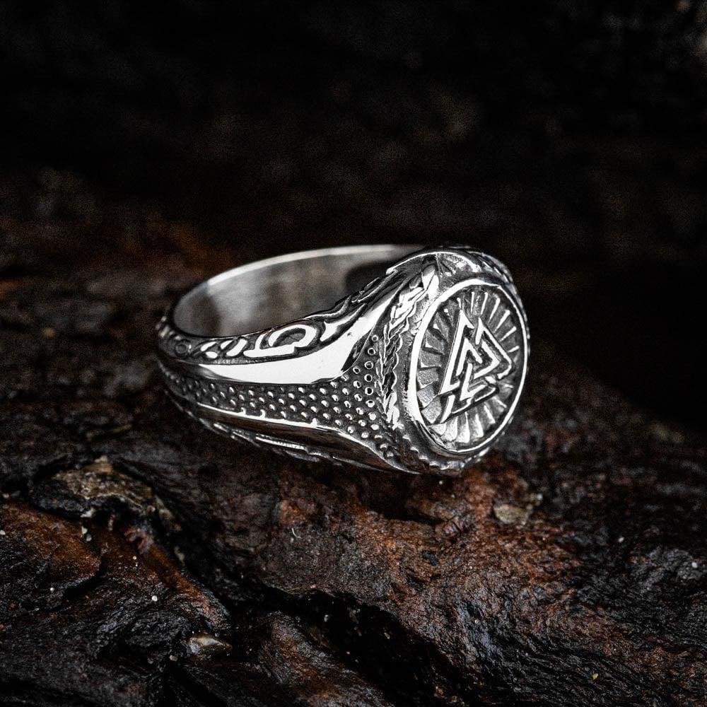 WorldNorse Valknut Keltischer Knoten Amulettring