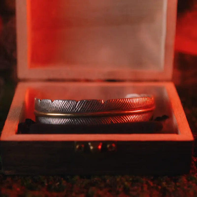 WorldNorse Huginn & Muninn Federarmband