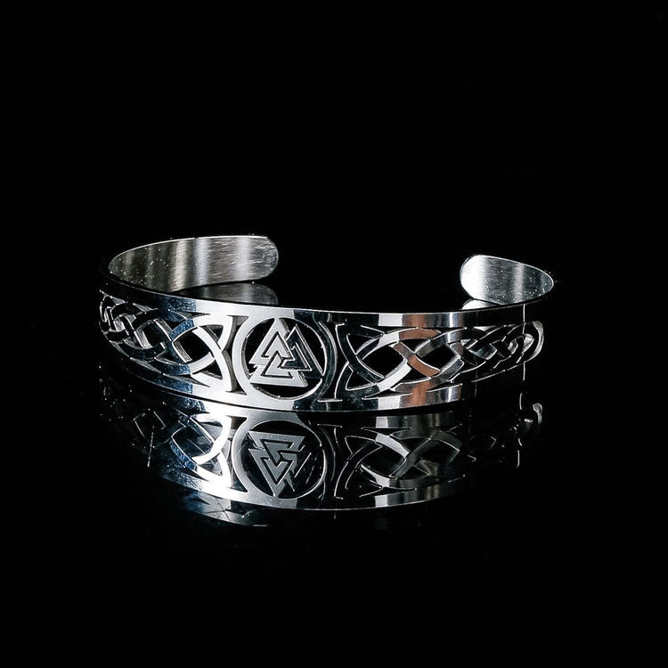 WorldNorse Valknut und Keltischer Knoten -Armband