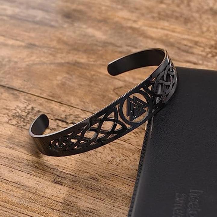 WorldNorse Valknut und Keltischer Knoten -Armband