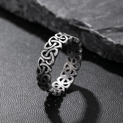WorldNorse Nordic Triquetra Dreieck Prägnanter Ring - image 6