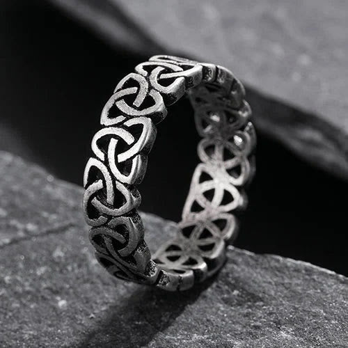 WorldNorse Nordic Triquetra Dreieck Prägnanter Ring - image 9