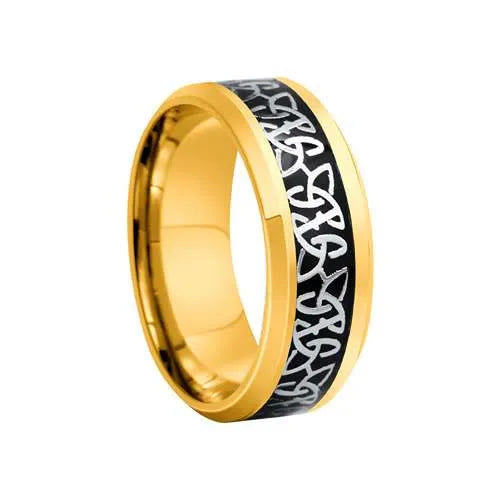 WorldNorse Nordischer Keltischer Knoten -Ring mit Dreifaltigkeitsmuster