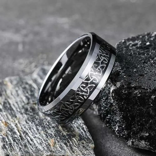 WorldNorse Nordischer Keltischer Knoten -Ring mit Dreifaltigkeitsmuster