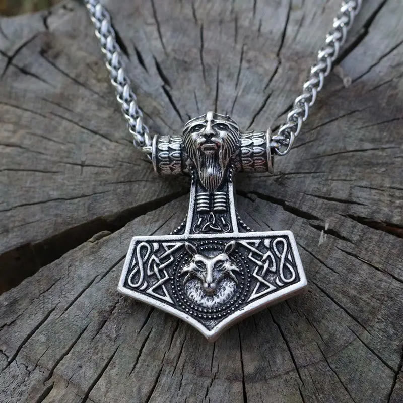 WorldNorse Viking Man Thors Hammer Mjölnir Halskette