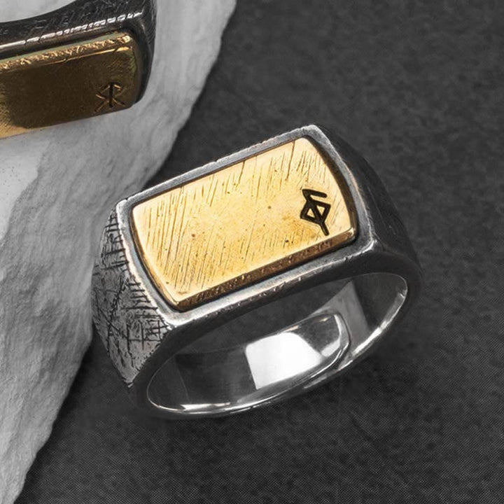 WorldNorse 925 Sterling Silber Segen der Runen Ring