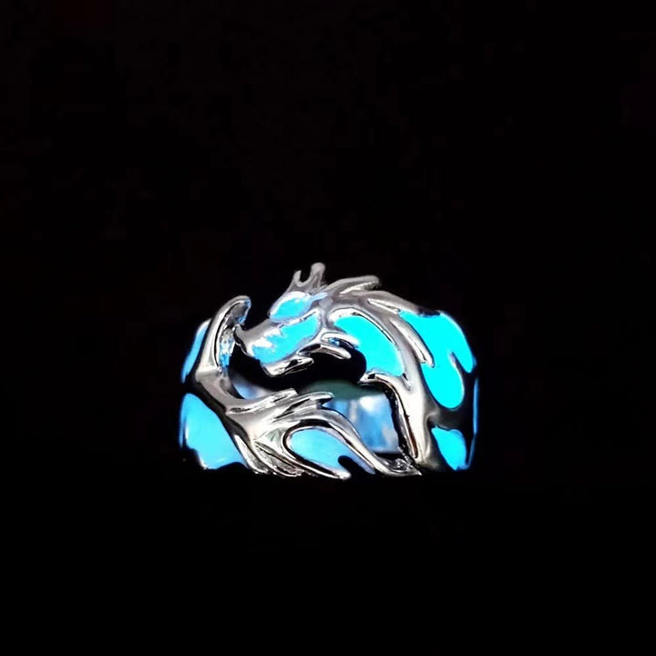 WorldNorse Leuchtender Drachenring, der im Dunkeln leuchtet