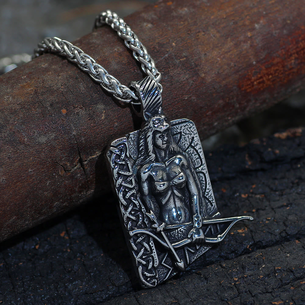 WorldNorse Keltischer Knoten Frau des Meeresgottes Njörd Halskette
