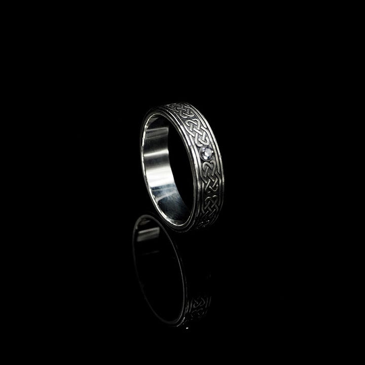 WorldNorse 925 Sterling Silber Keltischer Knoten Ring