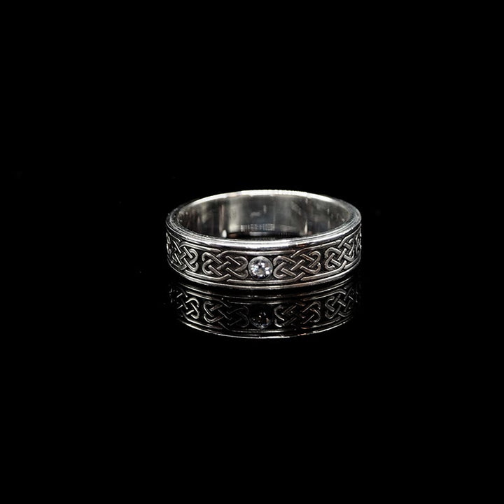 WorldNorse 925 Sterling Silber Keltischer Knoten Ring