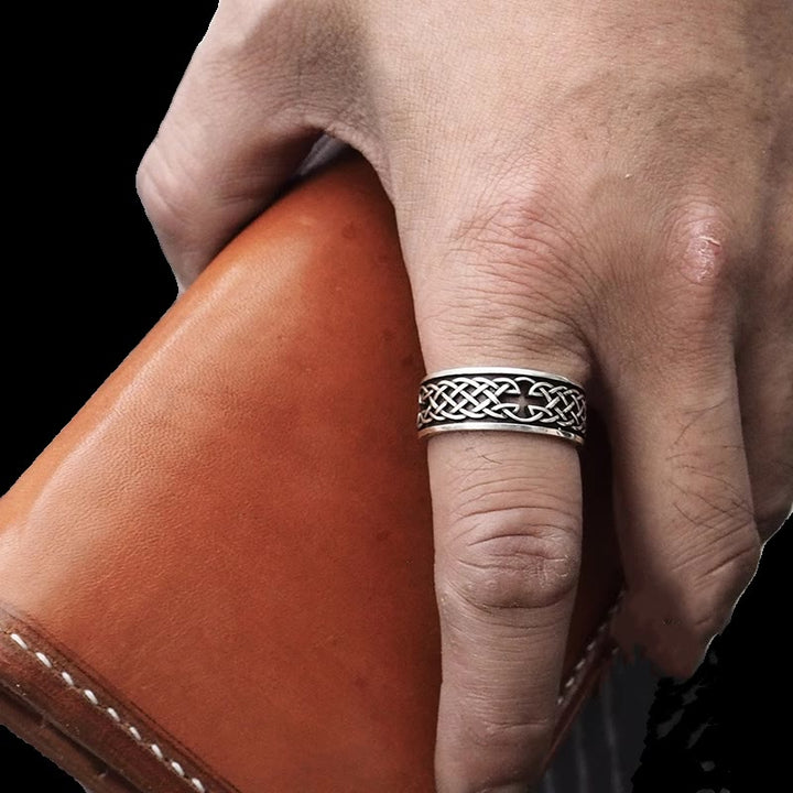 WorldNorse 925 Sterling Silber Keltischer Kreuzring