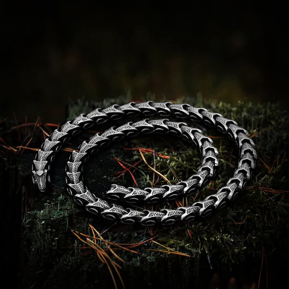 WorldNorse Ouroboros Drachenhalskette