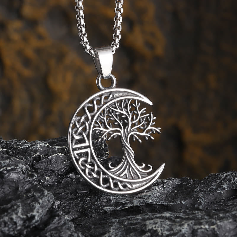 WorldNorse Keltischer Knoten Mit Yggdrasil Halskette