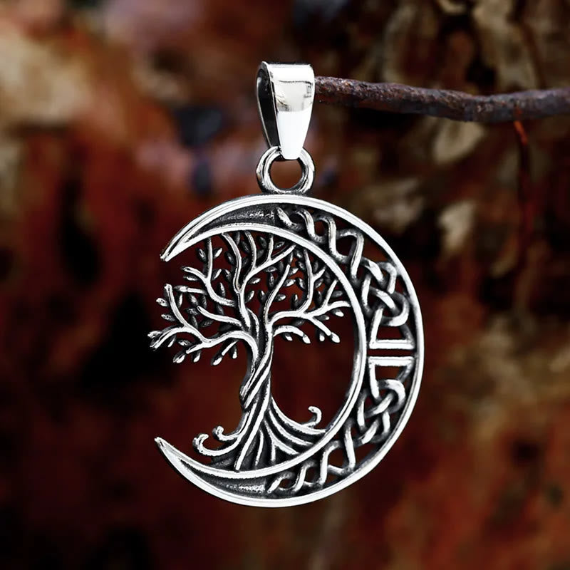WorldNorse Keltischer Knoten Mit Yggdrasil Halskette