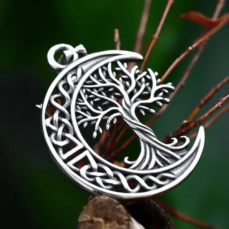 WorldNorse Keltischer Knoten Mit Yggdrasil Halskette