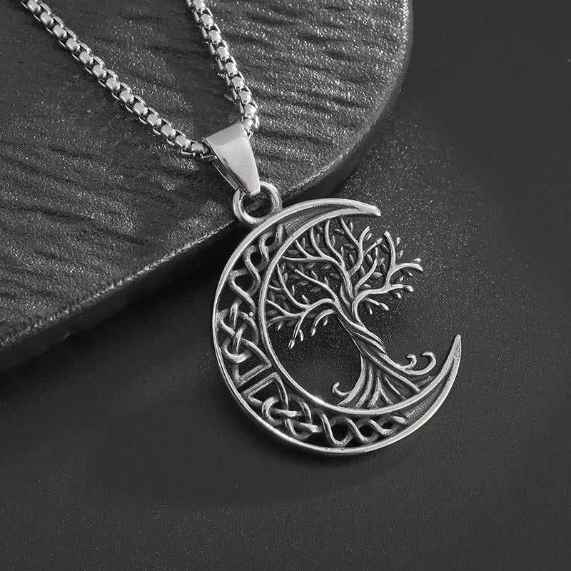 WorldNorse Keltischer Knoten Mit Yggdrasil Halskette