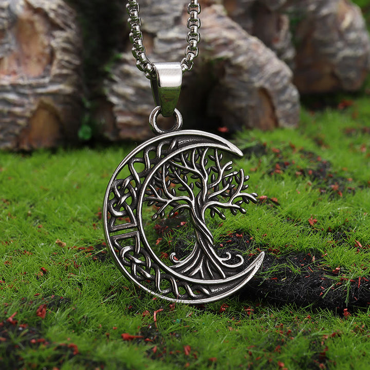 WorldNorse Keltischer Knoten Mit Yggdrasil Halskette