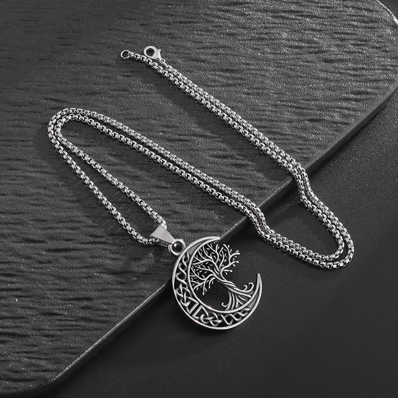WorldNorse Keltischer Knoten Mit Yggdrasil Halskette