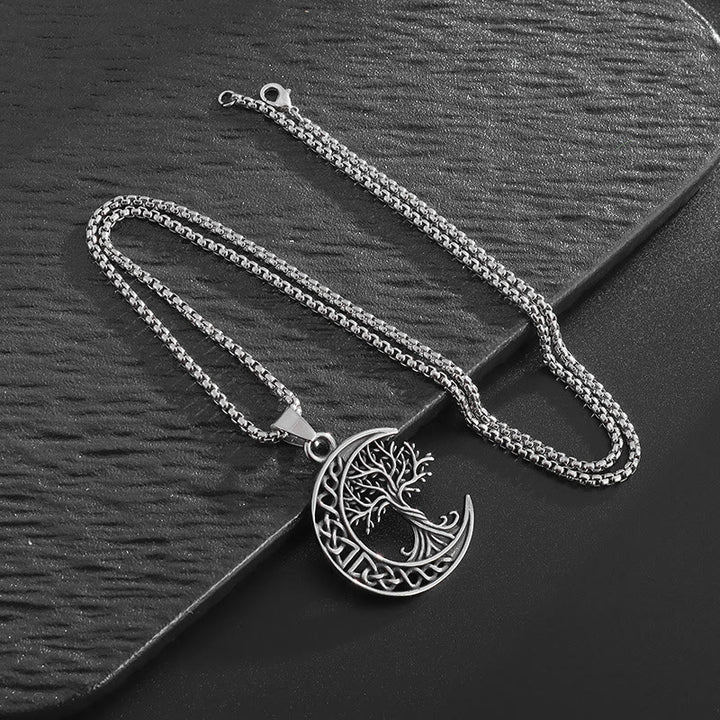 WorldNorse Keltischer Knoten Mit Yggdrasil Halskette