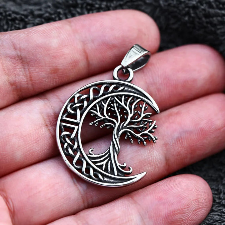WorldNorse Keltischer Knoten Mit Yggdrasil Halskette