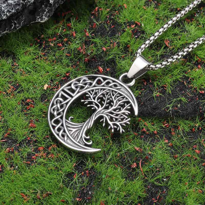 WorldNorse Keltischer Knoten Mit Yggdrasil Halskette