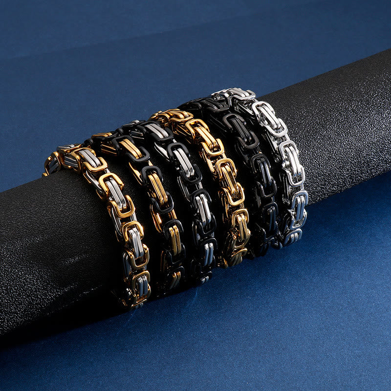 WorldNorse Gliederarmband aus Titanstahl in verschiedenen Größen