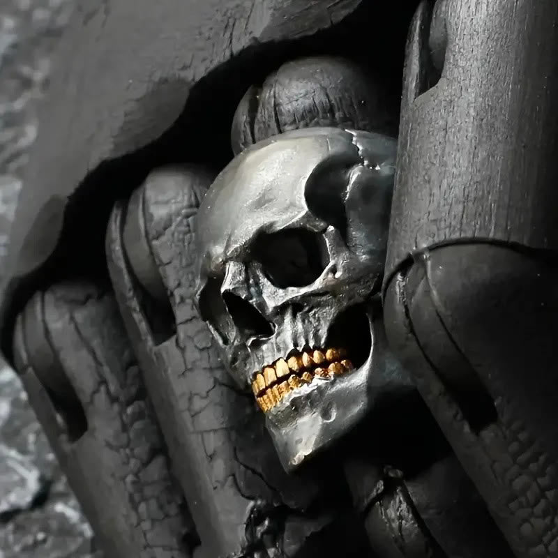 WorldNorse Bone Reaper Totenkopf Skelett Ring - image 1