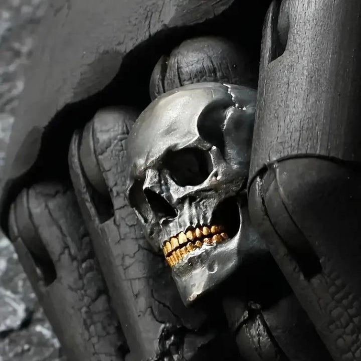 WorldNorse Bone Reaper Totenkopf Skelett Ring - image 1