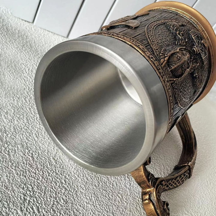 WorldNorse Viking Thor und Odin Bierkrug