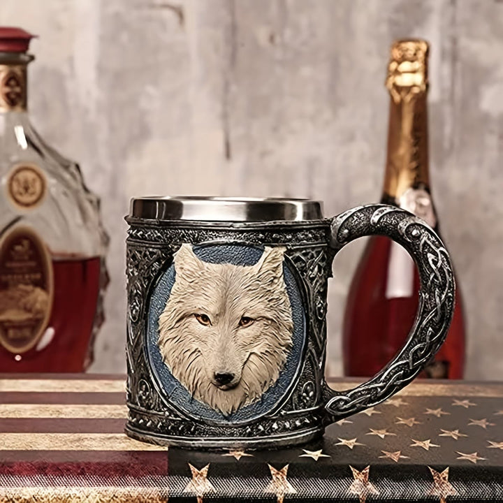 WorldNorse Wolf Keltische Tribal Tasse