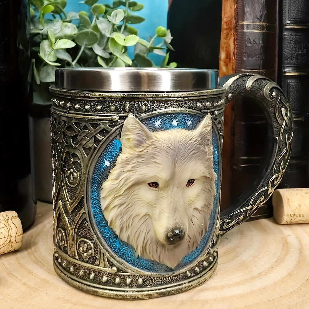 WorldNorse Wolf Keltische Tribal Tasse