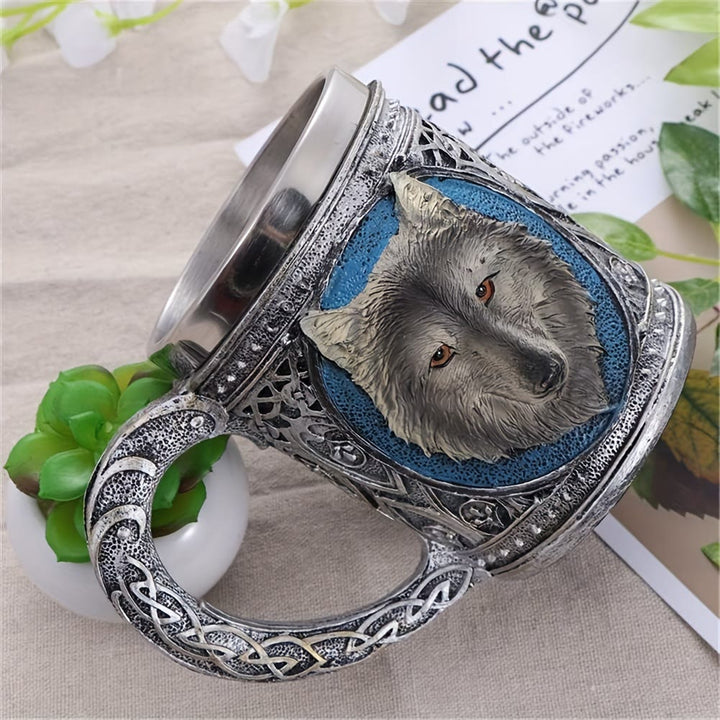 WorldNorse Wolf Keltische Tribal Tasse