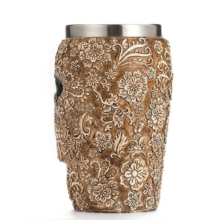 WorldNorse Der Catrina-Totenkopf-Becher