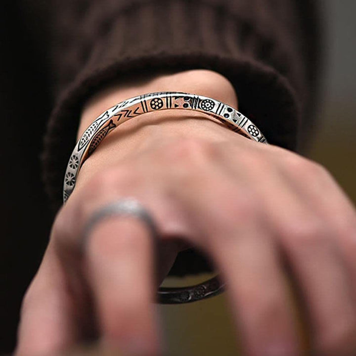 WorldNorse Nordisches Wikinger-Armband aus Silber