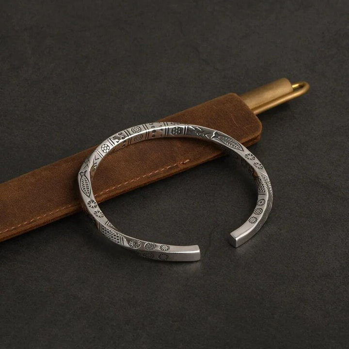 WorldNorse Nordisches Wikinger-Armband aus Silber