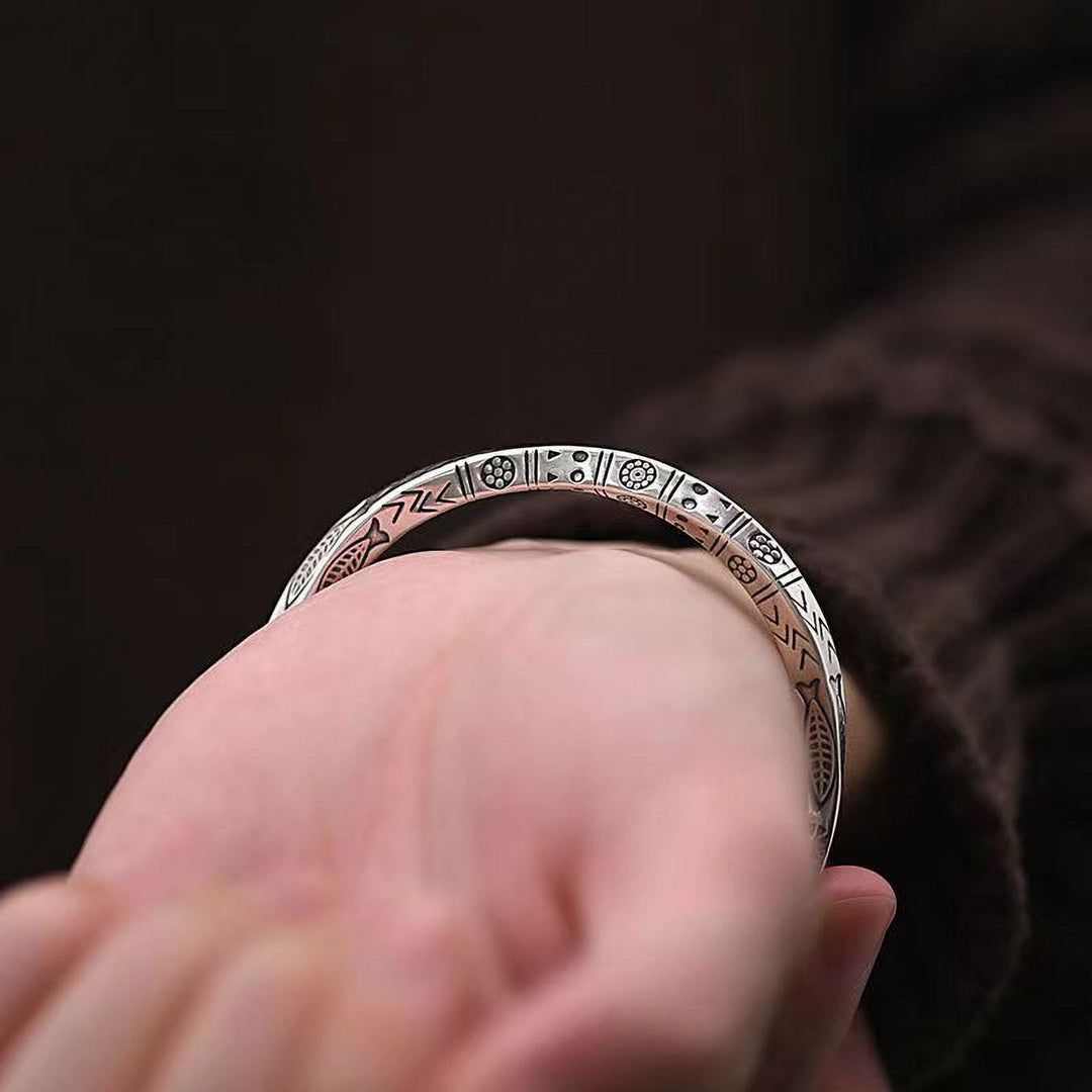 WorldNorse Nordisches Wikinger-Armband aus Silber