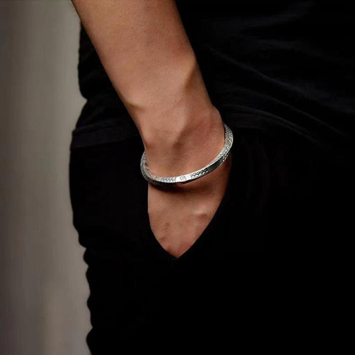 WorldNorse Nordisches Wikinger-Armband aus Silber
