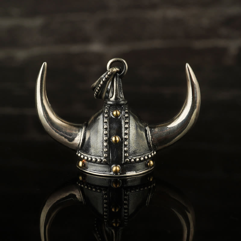 WorldNorse 925 Sterling Silber Helm Halskette