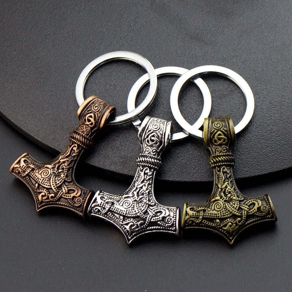 WorldNorse Thors Hammer Schlüsselanhänger - image 0