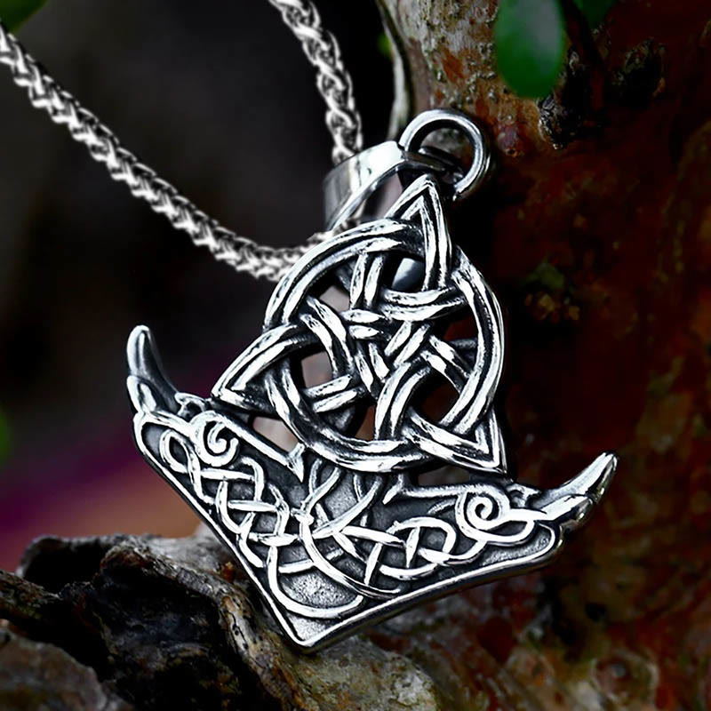 WorldNorse Keltischer Knoten Anker Halskette