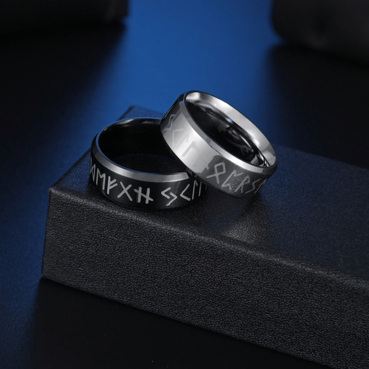 WorldNordischer Wikinger-Runenring für Herren