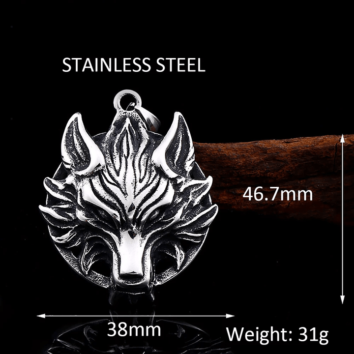 WorldNorse Halskette mit wildem Wolf