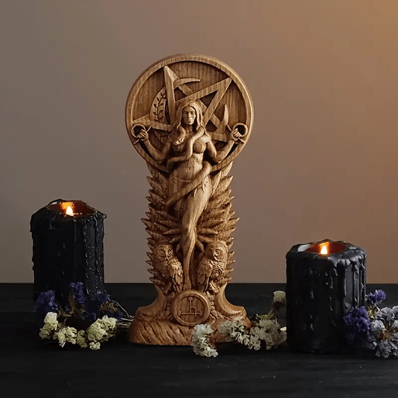 WorldNorse Lilith Göttin Statue Heidnische Skulptur