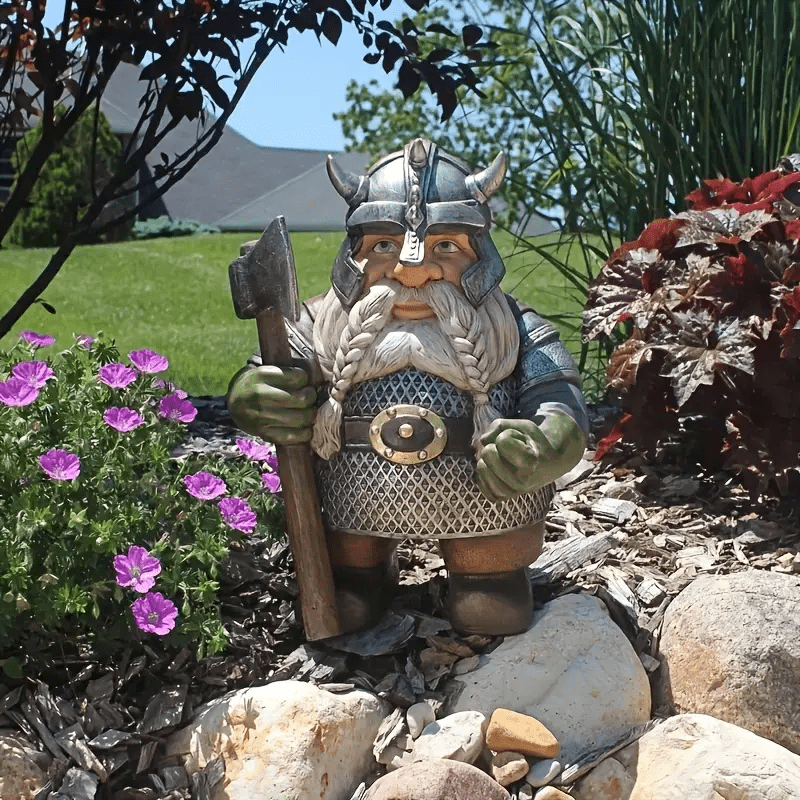WorldNorse Victor Wikinger Axt Hammer Krieger Statue