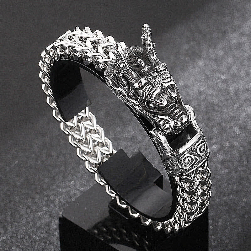 WorldNorse Nordischer Drache -Netzkettenarmband