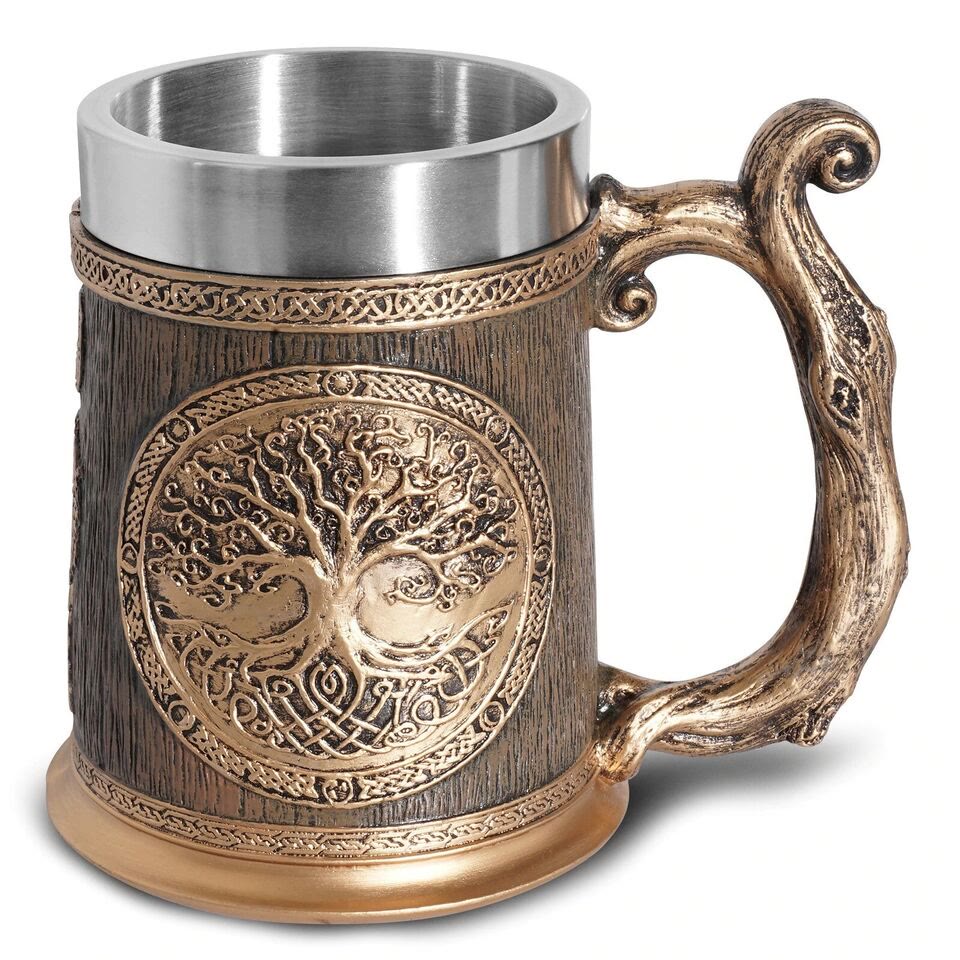 WorldNorse Yggdrasil Baum des Lebens Wikinger Tasse