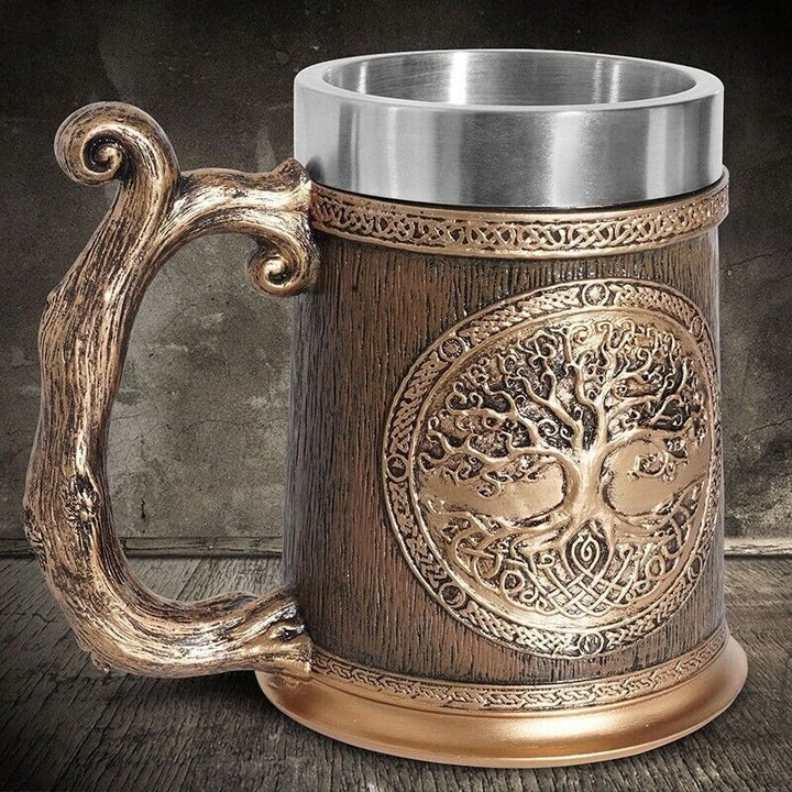 WorldNorse Yggdrasil Baum des Lebens Wikinger Tasse