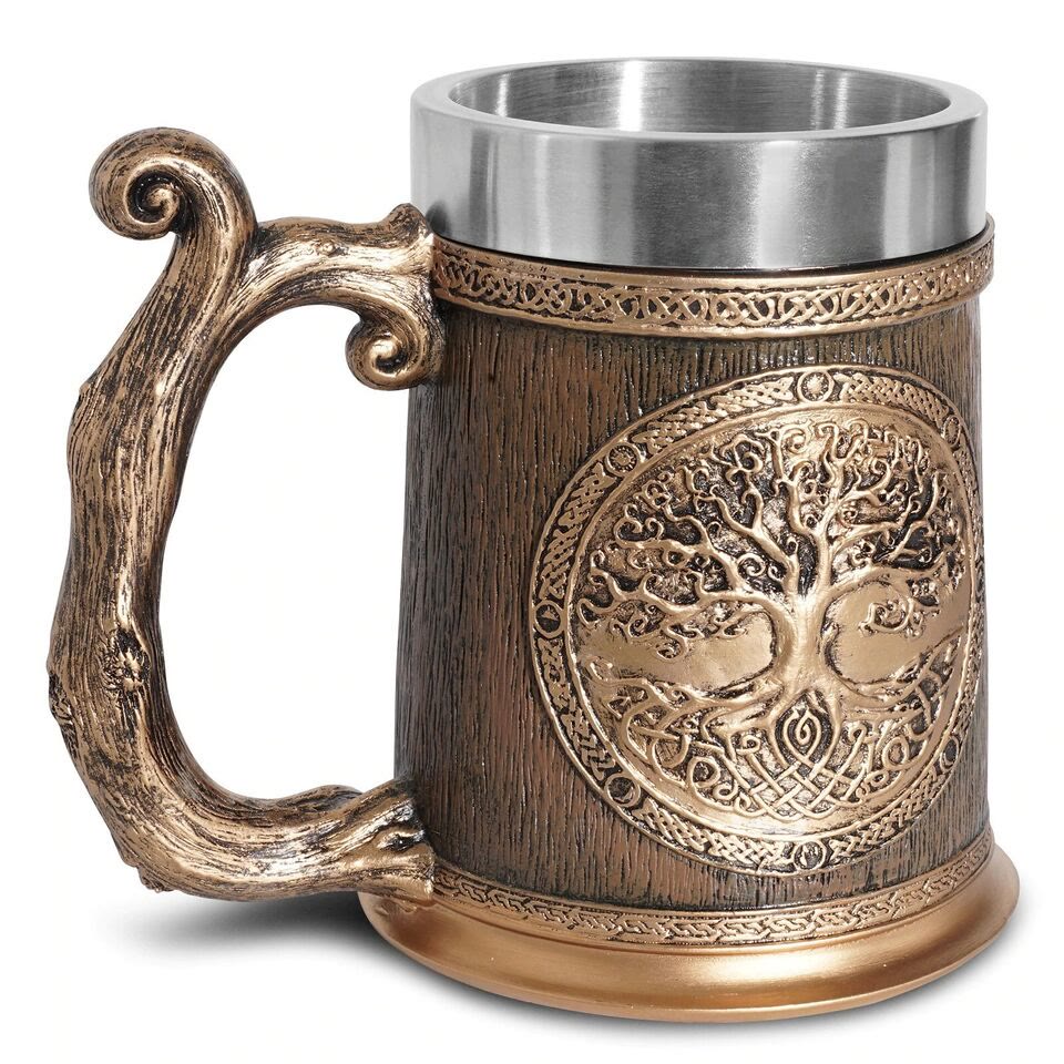 WorldNorse Yggdrasil Baum des Lebens Wikinger Tasse