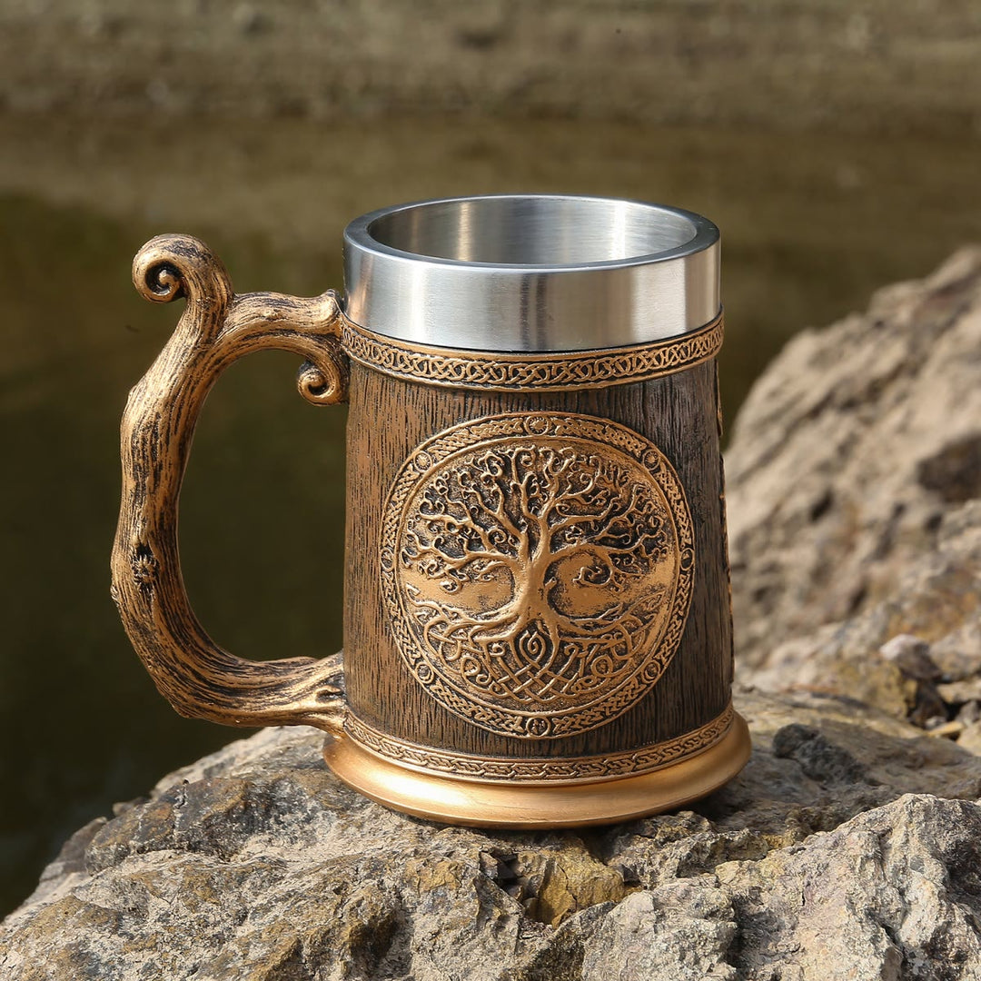 WorldNorse Yggdrasil Baum des Lebens Wikinger Tasse