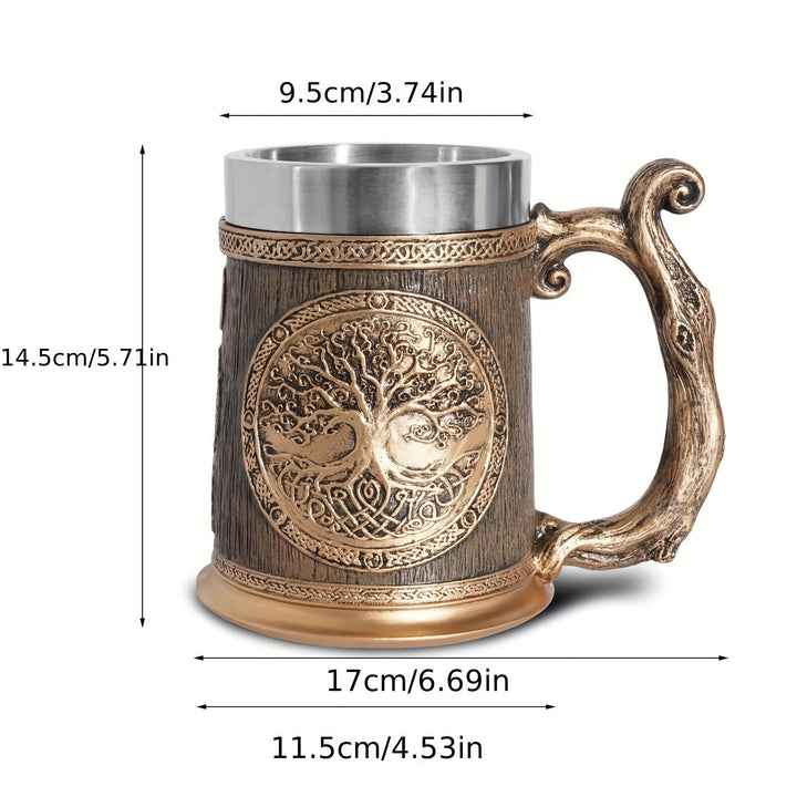 WorldNorse Yggdrasil Baum des Lebens Wikinger Tasse